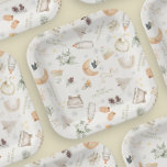 It's Cold Outside Green Neutral Winter Baby Shower Paper Plates<br><div class="desc">An adorable baby shower paper plate for the winter season in neutral muted colors. Featuring baby  accessories,  toys and winter element illustrations. Design to match my "baby it's cold outside theme"  If you need pieces that are not in the collection please let me know (Maria). Happy to help!</div>
