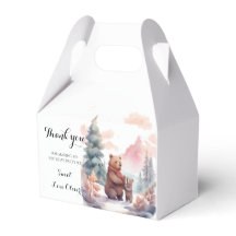 Its Cold Outside Winter Forest Bears Baby Shower