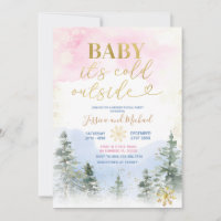Its Cold Outside Winter Gender Reveal Baby Shower