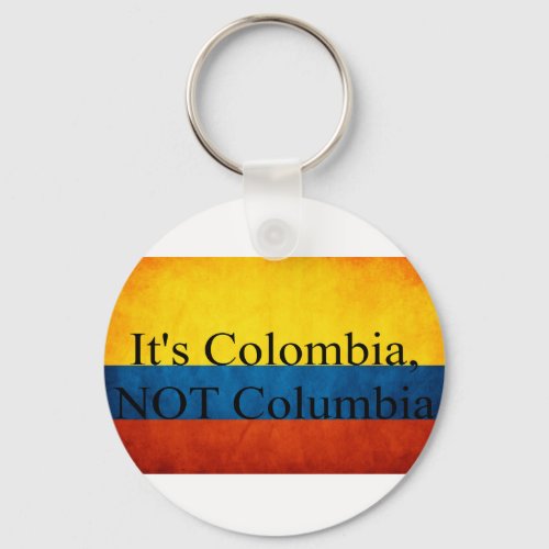 Its Colombia NOT Columbia Keychain