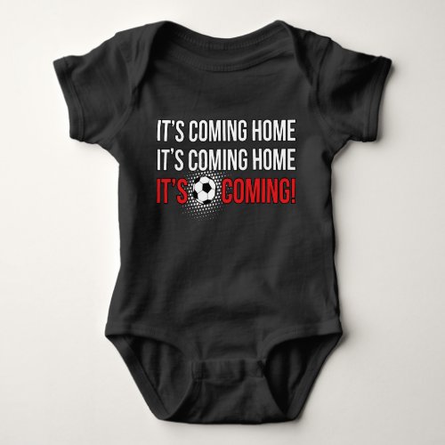Its Coming Home England Football World Cup Baby Bodysuit