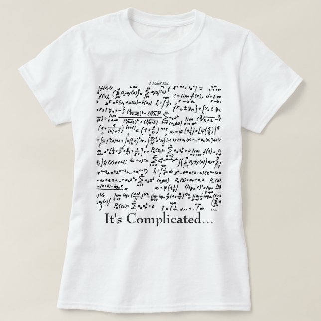 It's Complicated - A MisterP Shirt (Design Front)