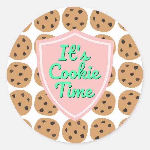 Its cookie time Troop Beverly Hills Classic Round Sticker