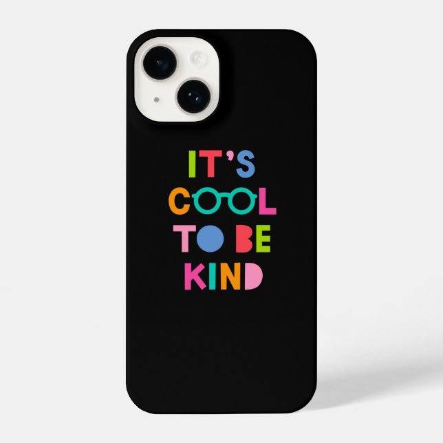 It's Cool To Be Kind iPhone Case (Back)