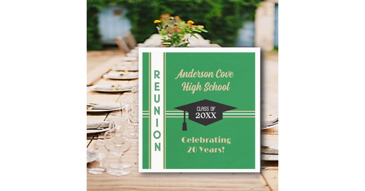 It's Customized! Trendy Reunion Napkins