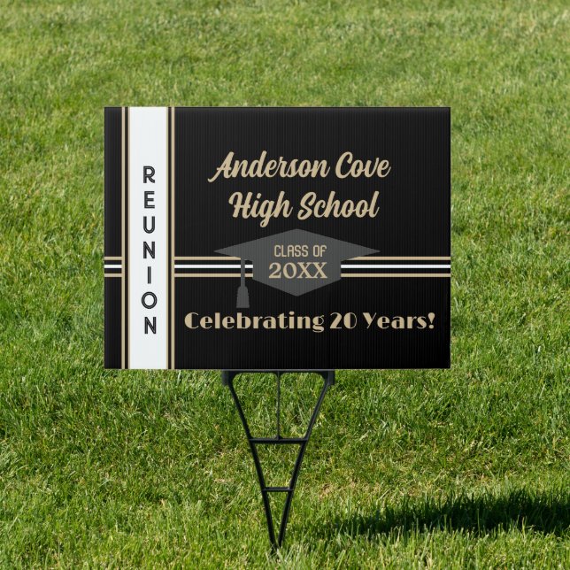 It's Customized! Trendy Class Reunion  Sign (Insitu)