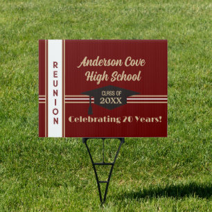 It's Customized! Trendy Class Reunion  Sign