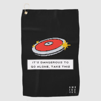It's Dangerous to Go Alone Disc Golf Towel