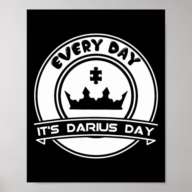 It's Darius Day Funny Meme – Celebrate Love  Poster (Front)