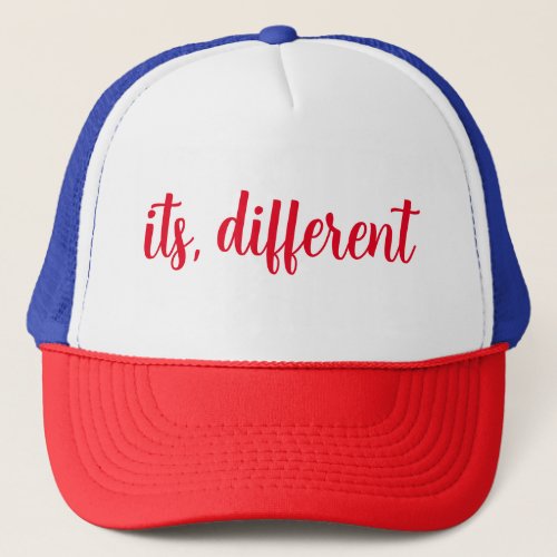 its diffent logo hats