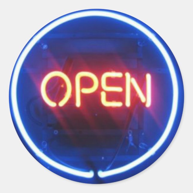 IT'S ELECTRIC! NEON SIGN Bar Mitzvah Open Seal (Front)