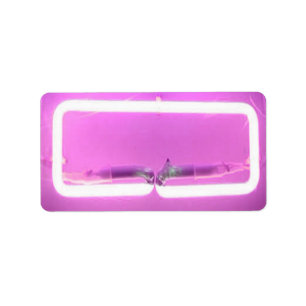 IT'S ELECTRIC! NEON SIGN Print your own labels