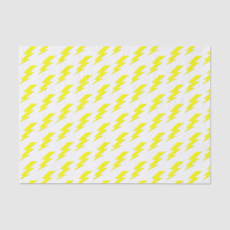 Its Electric | Yellow Lightning Bolt Tissue Paper