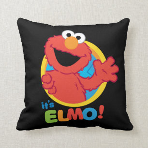 It's Elmo Throw Pillow