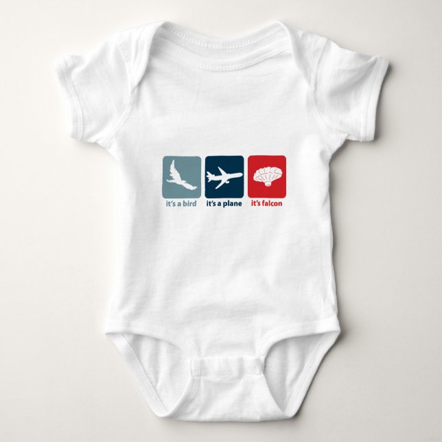 It's Falcon (the Balloon Boy)! Baby Bodysuit (Front)