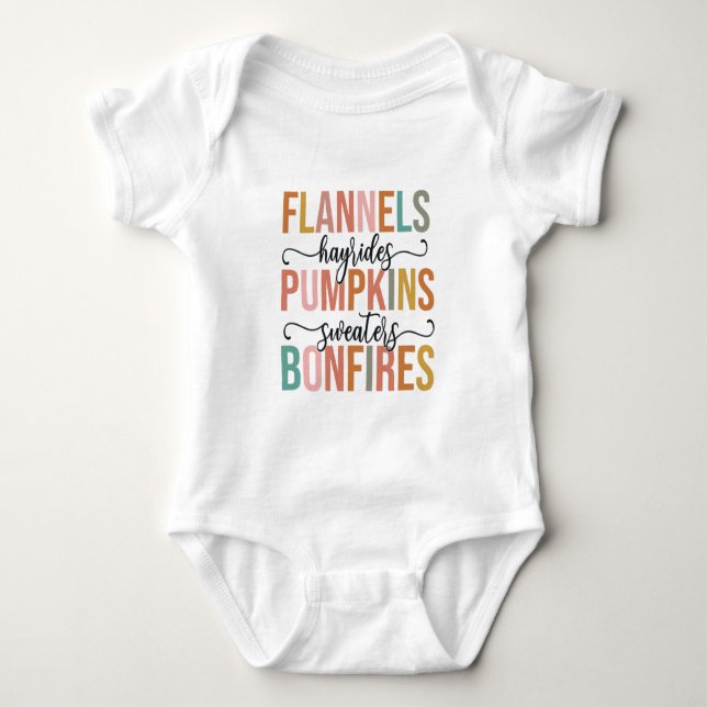 It's Fall Again Baby Bodysuit (Front)