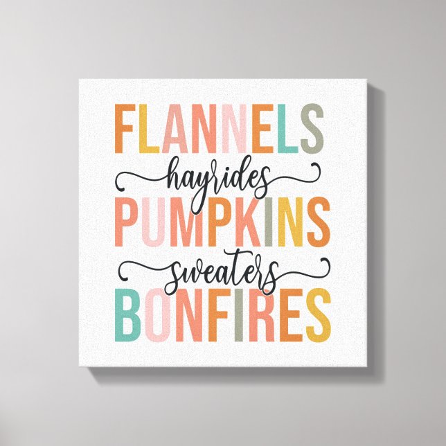 It's Fall Again Canvas Print (Front)