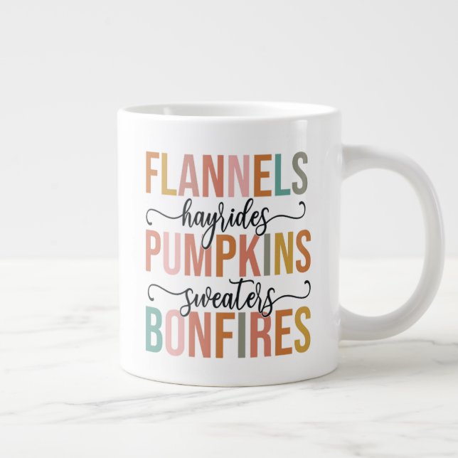 It's Fall Again Giant Coffee Mug (Right)