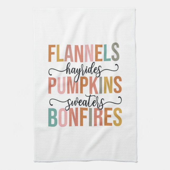 It's Fall Again Kitchen Towel (Vertical)
