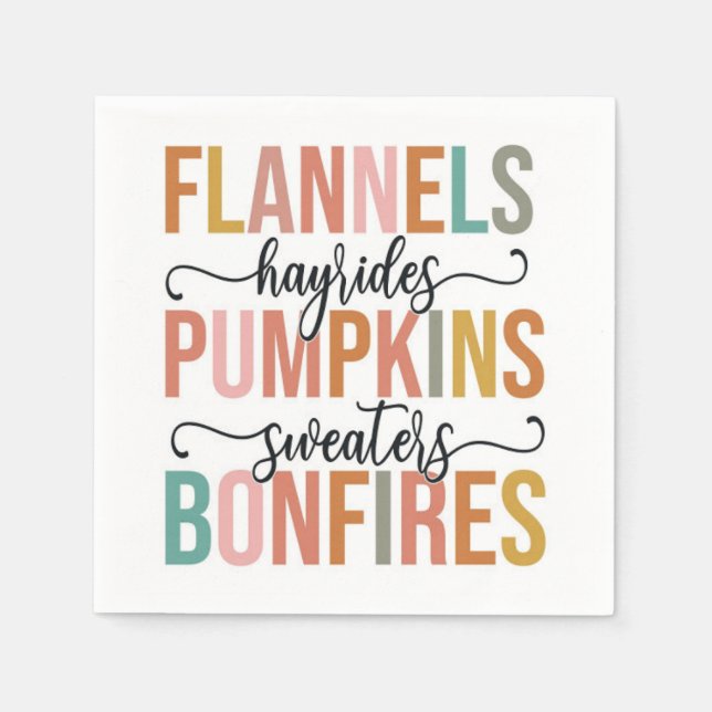 It's Fall Again Napkins (Front)