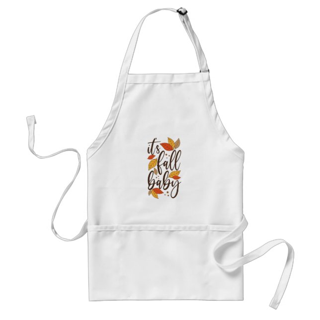 It's Fall Baby Adult Apron (Front)