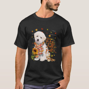 It's Fall Y All Maltipoo Dog Thanksgiving T-Shirt