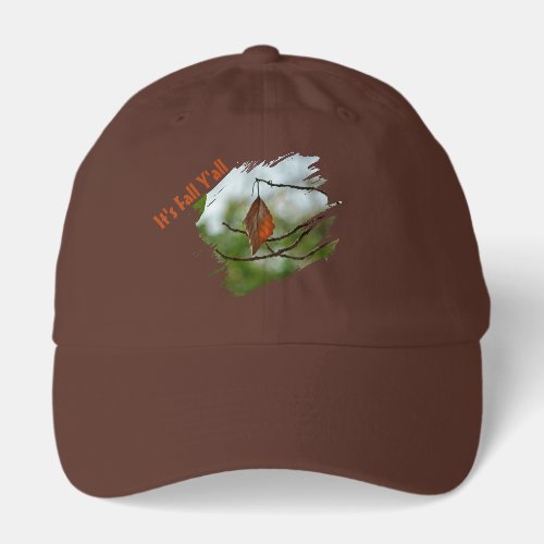 It's Fall Y'all Autumn Leaf Hat