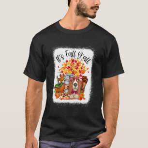 It'S Fall Y'All Basset Hound Pumpkin Fall Autumn T-Shirt