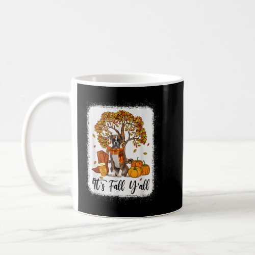 Its Fall Yall Boxer Dog Thanksgiving Halloween Coffee Mug