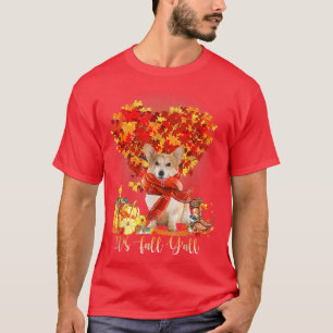 It's Fall Y'all Corgi Dog Lovers Thanksgiving Hall T-Shirt