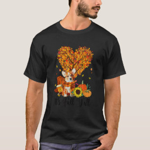 It's Fall Y'all Corgi Dog  Thanksgiving Halloween T-Shirt