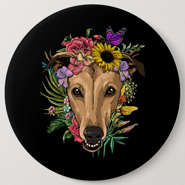 Its Fall Yall Cute Poodle Autumn Tree Fall Leaves  Button (Front)