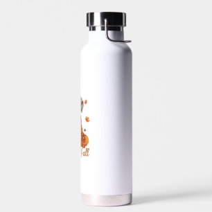 Its Fall Y'all Dachshund Dog Fall Scarf Autumn Pum Water Bottle
