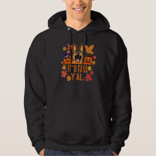 Its fall yall German Shepherd puppy 5 Hoodie