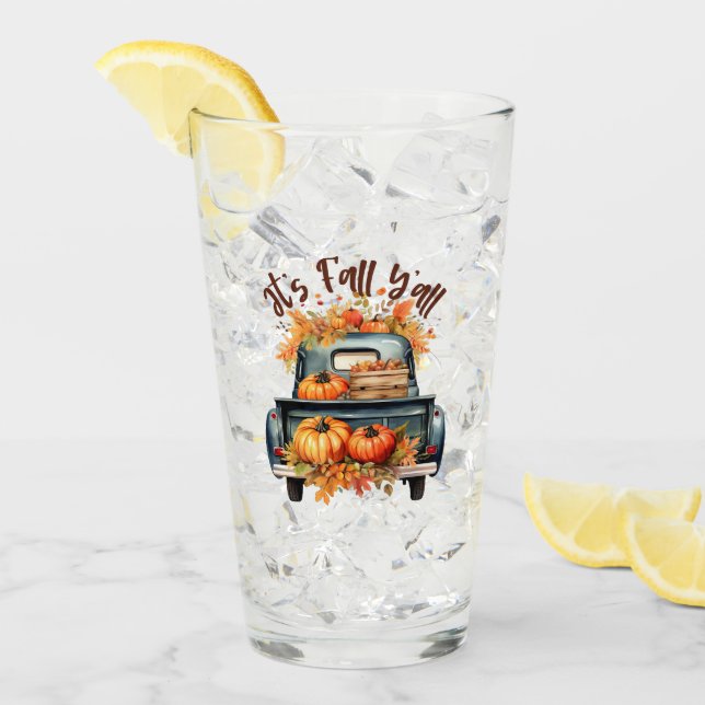 It's Fall Y'all Glass (Front Ice)