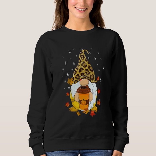 It's Fall Y'all Gnome Pumpkin Spice Latte Thanksgi Sweatshirt (Front)