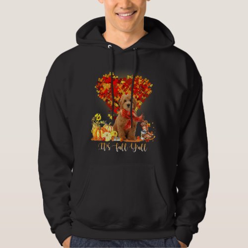 Its Fall Yall Goldendoodle Dog Lovers Thanksgiving Hoodie
