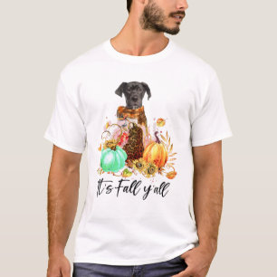 It's Fall Y'all - Great Dane Dog Lovers Autumn Sea T-Shirt