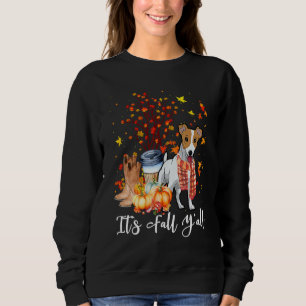 It's Fall Y'all Jack Russell Terrier Dog Pumpkin F Sweatshirt