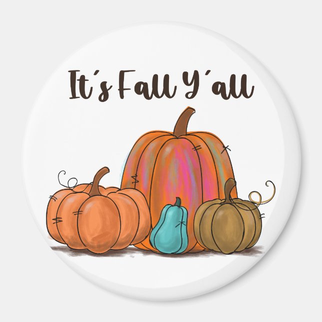It's Fall Y'all Pumpkins Magnet (Front)