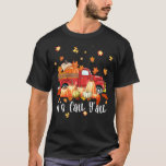 It&#39;s Fall Y&#39;all Pumpkins Print Maple Farm Truck Au T-Shirt