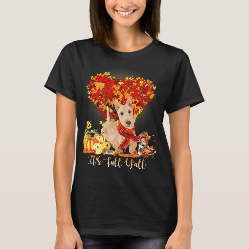 Its Fall Yall Scottish Terrier Dog Lovers Thanksgi T_Shirt