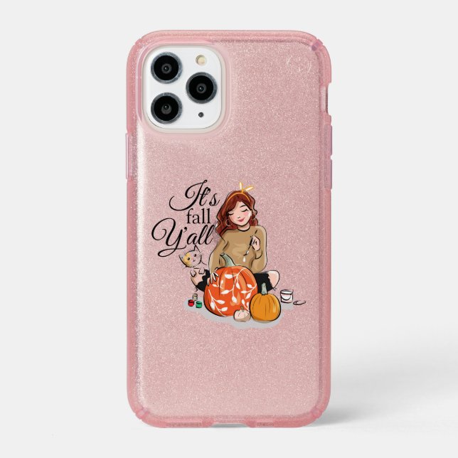 It's fall Y'all Speck iPhone 11 Pro Case  (Front (White Phone))