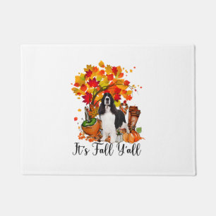 It's Fall Y'all Springer Spaniel Dog Halloween Tha Doormat