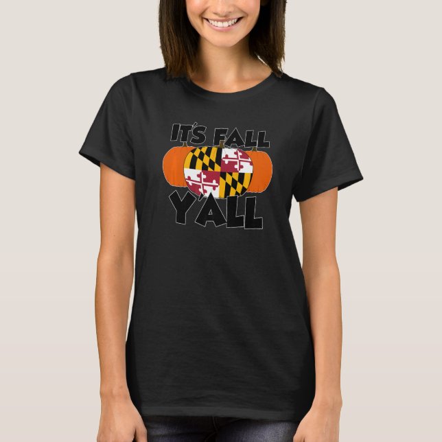 It's Fall Y'all Thanksgiving Pumpkin Puertorico  1 T-Shirt (Front)
