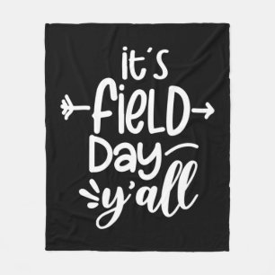 It's Field Day Y'all Fun Teacher Gifts For Women 9 Fleece Blanket