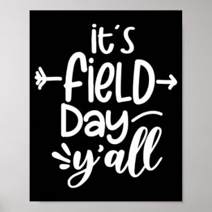It's Field Day Y'all Fun Teacher Gifts For Women 9 Poster