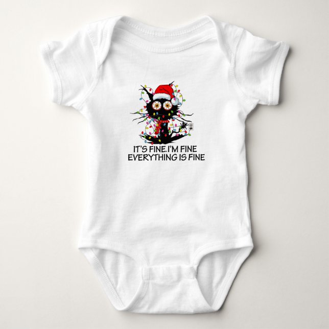 It's Fine! Baby Bodysuit (Front)