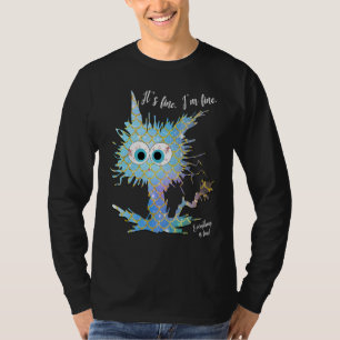 It's Fine I'm Fine Everything is Fine Mermaid Scal T-Shirt