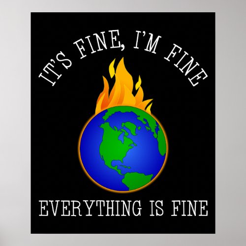 Its Fine Im Fine _ Everything Is Fine Poster